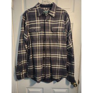 Woolrich Grey Plaid Flannel